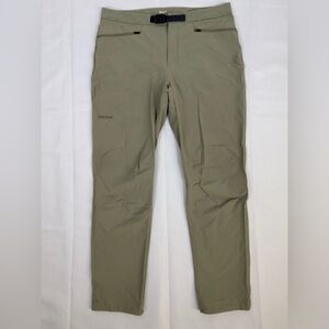 Marmot Men’s Hiking Pants Size 36 Khaki Lightweight Stretch Outdoor